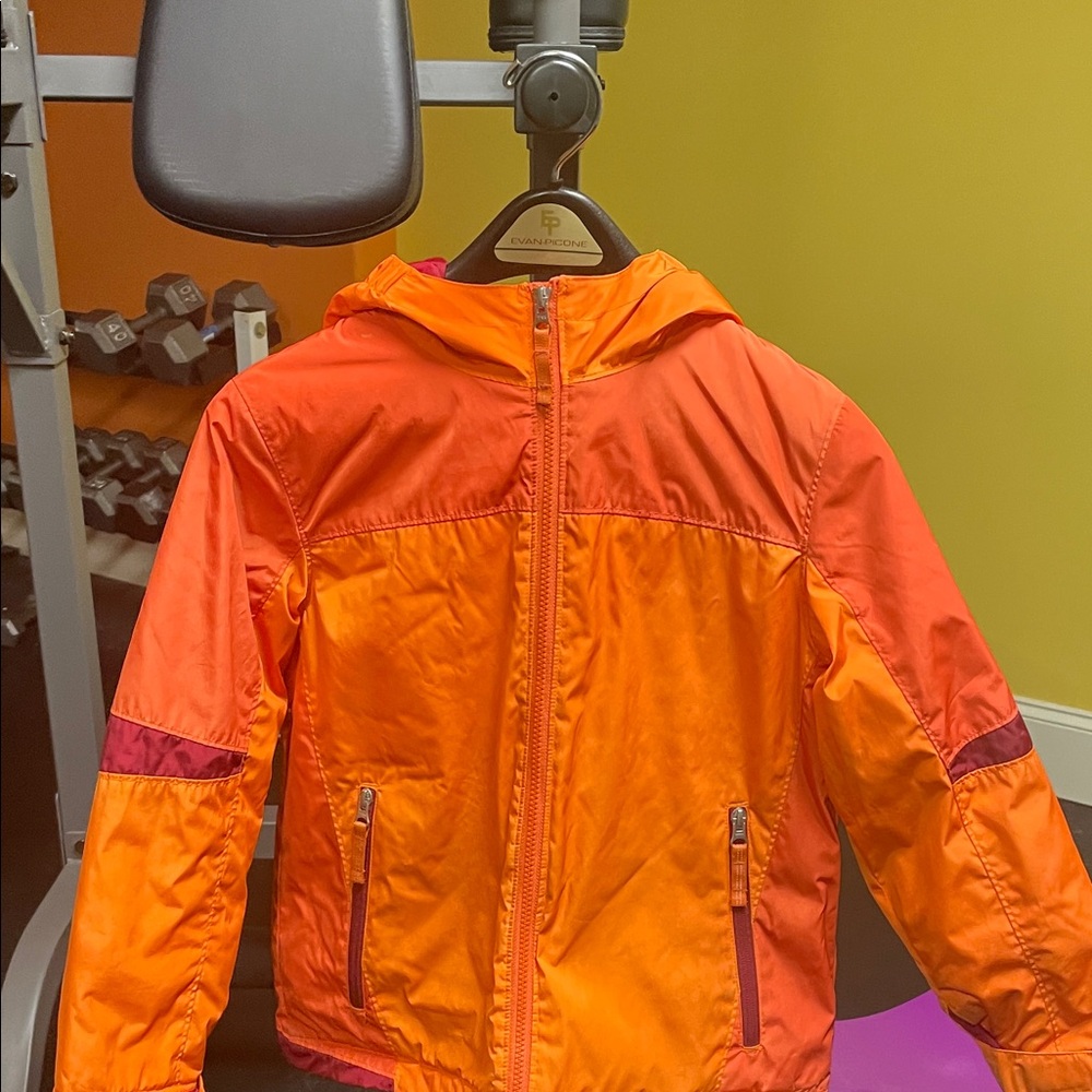 Lands' End Kids Orange and Red Jacket